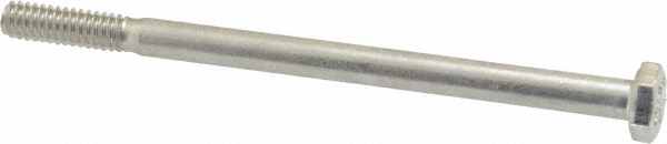 Value Collection 208861B Hex Head Cap Screw: 1/4-20 x 4", Grade 18-8 Stainless Steel Image