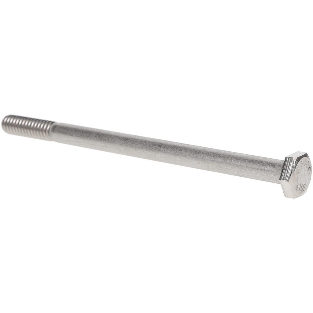 Value Collection 208861B Hex Head Cap Screw: 1/4-20 x 4", Grade 18-8 Stainless Steel Image