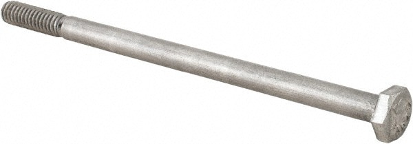 Value Collection R83926168 Hex Head Cap Screw: 1/4-20 x 4-1/2", Grade 18-8 Stainless Steel Image