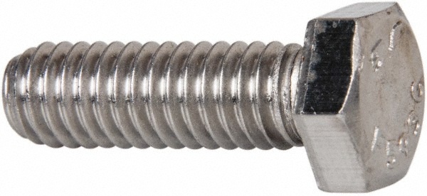 Value Collection 207826B Hex Head Cap Screw: 5/16-18 x 1", Grade 18-8 Stainless Steel Image