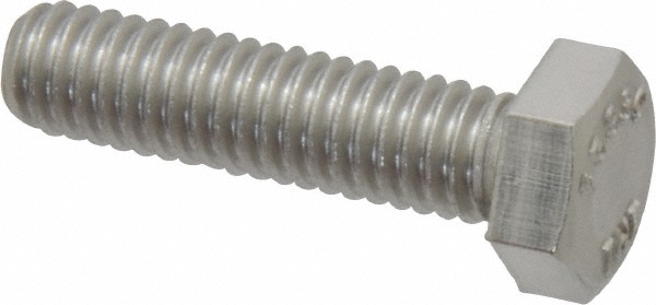 Value Collection 207829B Hex Head Cap Screw: 5/16-18 x 1-1/4", Grade 18-8 Stainless Steel Image