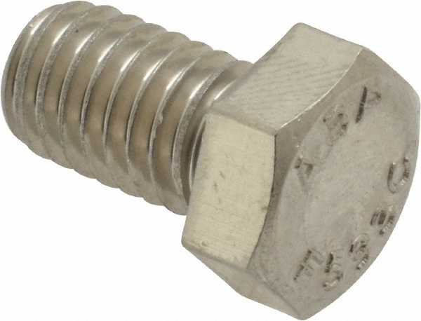Value Collection 207682B Hex Head Cap Screw: 3/8-16 x 5/8", Grade 18-8 Stainless Steel Image