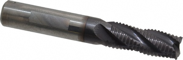 Guhring 9031880095200 Square End Mill: 3/8 Dia, 7/8 LOC, 3/8 Shank Dia, 2-1/2 OAL, 4 Flutes, Solid Carbide Image