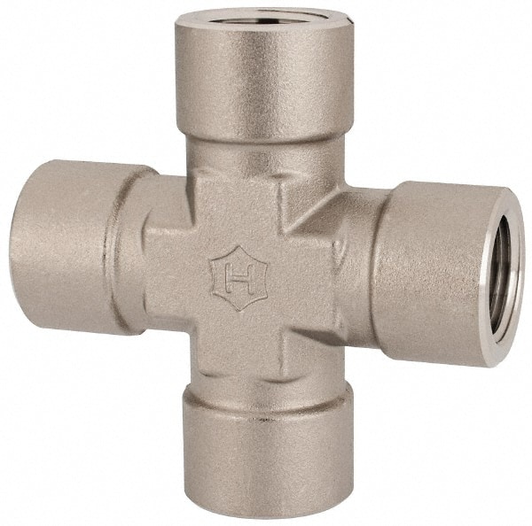 Ham-Let 3000990 Pipe Cross: 1/2" Fitting, 316 Stainless Steel 
