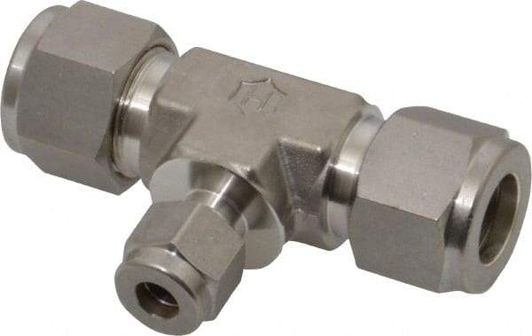 Adapter 1/2  Tube OD x 1/4 Tube OD Ham-Let 3001885 Stainless Steel 316 Let-Lok Compression Fitting 