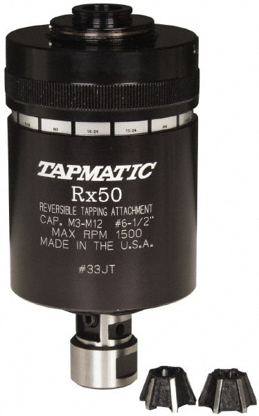 Tapmatic - Model 50X, No. 6 Min Tap Capacity, 1/2 Inch Max Mild