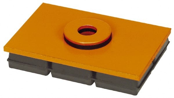 Mason Ind. MBSW8X8 8" Long x 8" Wide x 1" Thick, Neoprene & Steel, Machinery Leveling Pad & Mat 