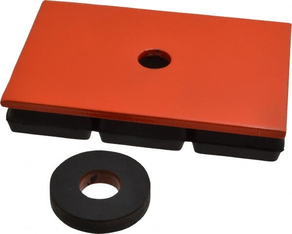 Mason Ind. MBSW6X4 6" Long x 4" Wide x 1" Thick, Neoprene & Steel, Machinery Leveling Pad & Mat 