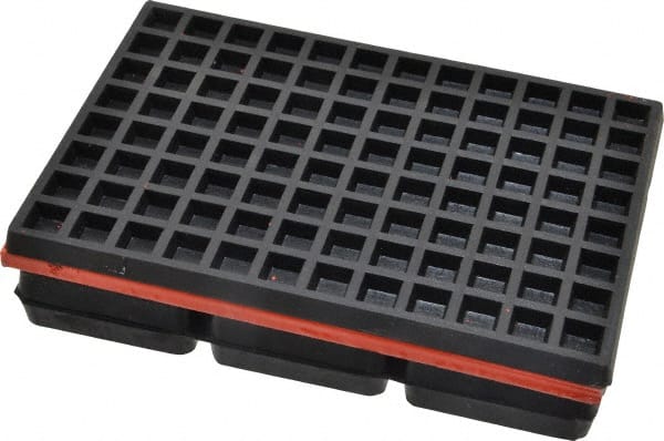 Mason Ind. WMSW6X4 6" Long x 4" Wide x 1-1/4" Thick, Neoprene & Steel, Machinery Leveling Pad & Mat 