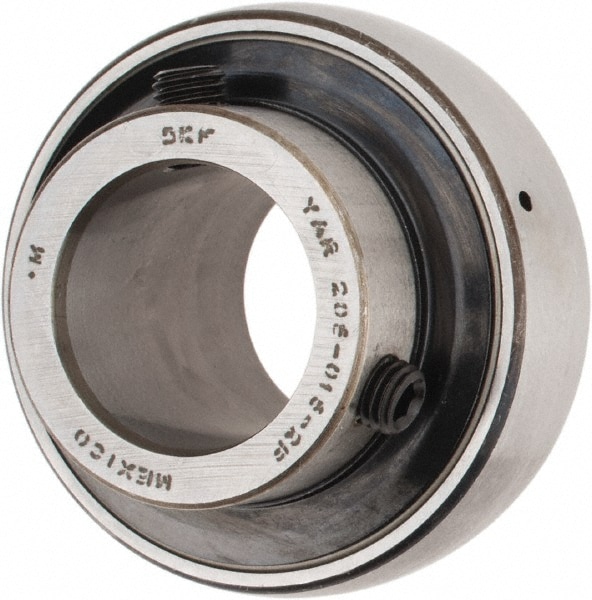 SKF YAR 205-015-2F 15/16" ID x 2.0472" OD, 2,430 Lb Dynamic Capacity, Insert Bearing Insert Bearing Image