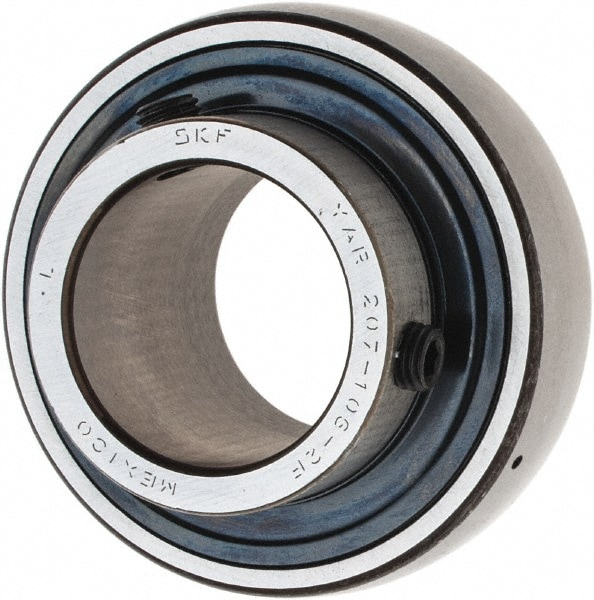 SKF YAR 207-106-2F 1-3/8" ID x 2.8346" OD, 4,410 Lb Dynamic Capacity, Insert Bearing Insert Bearing Image