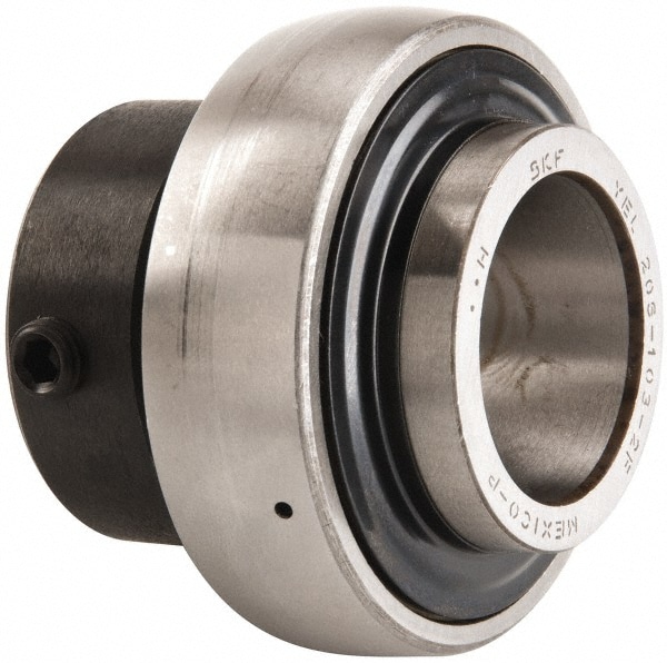 SKF YEL 206-103-2F 1-3/16" ID x 2.4409" OD, 3,380 Lb Dynamic Capacity, Insert Bearing Insert Bearing Image