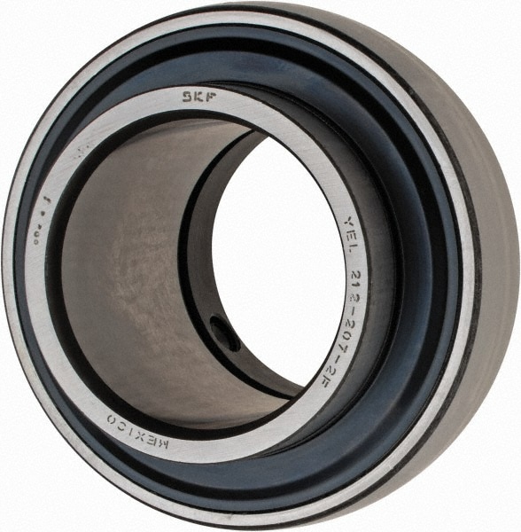 SKF YEL 212-207-2F 2-7/16" ID x 4.3307" OD, 9,110 Lb Dynamic Capacity, Insert Bearing Insert Bearing 