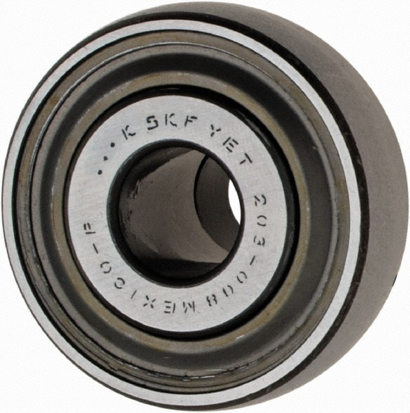 SKF YET 203-008 1/2" ID x 1.5748" OD, 1,650 Lb Dynamic Capacity, Insert Bearing Insert Bearing Image