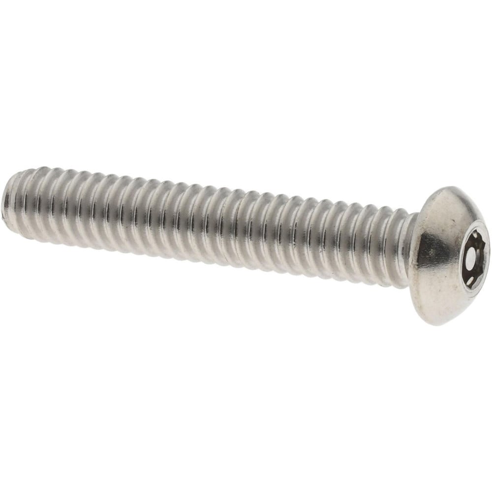 Value Collection - Button Socket Cap Screw: 1/4-20 x 1/2, Stainless Steel,  Uncoated - 88008586 - MSC Industrial Supply