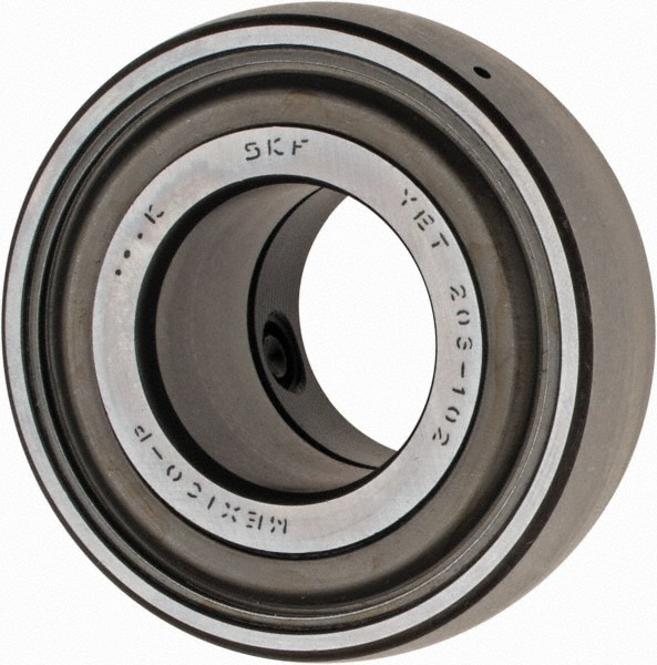 SKF YET 206-102 1-1/8" ID x 2.4409" OD, 3,380 Lb Dynamic Capacity, Insert Bearing Insert Bearing Image