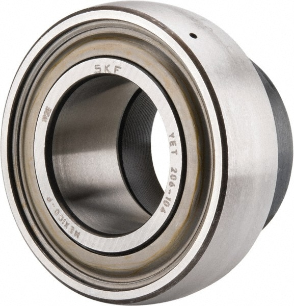 SKF YET 206-104 1-1/4" ID x 2.4409" OD, 3,380 Lb Dynamic Capacity, Insert Bearing Insert Bearing Image