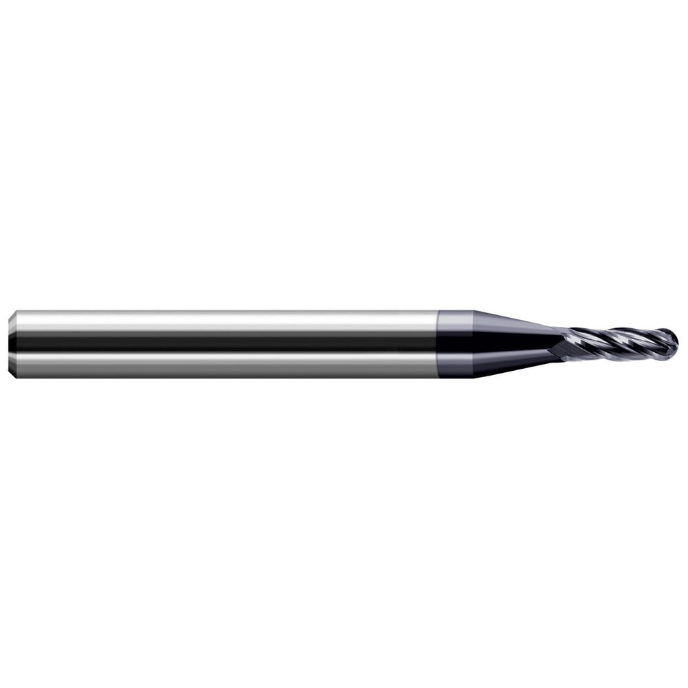 Harvey Tool - Ball End Mill: 2.00 Mm Dia, 3.00 Mm Loc, 2 Flute, Solid 