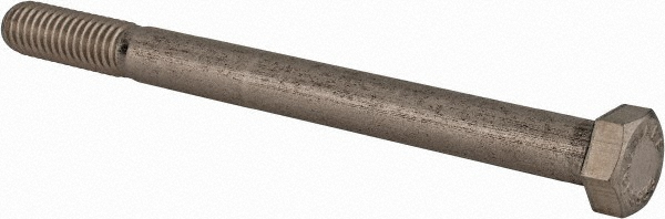 Value Collection 204251 Hex Head Cap Screw: 3/8-16 x 4-1/2", Grade 316 Stainless Steel, Uncoated Image