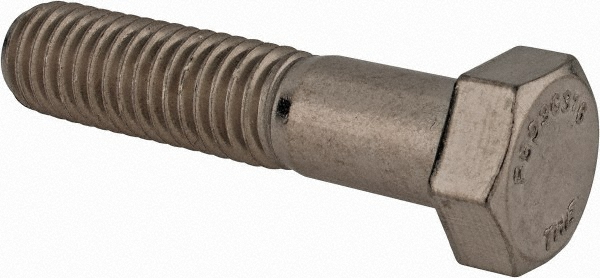 Value Collection 204066B Hex Head Cap Screw: 1/2-13 x 2-1/4", Grade 316 Stainless Steel, Uncoated Image