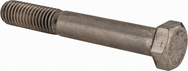 Value Collection 204080B Hex Head Cap Screw: 1/2-13 x 3-1/2", Grade 316 Stainless Steel, Uncoated Image