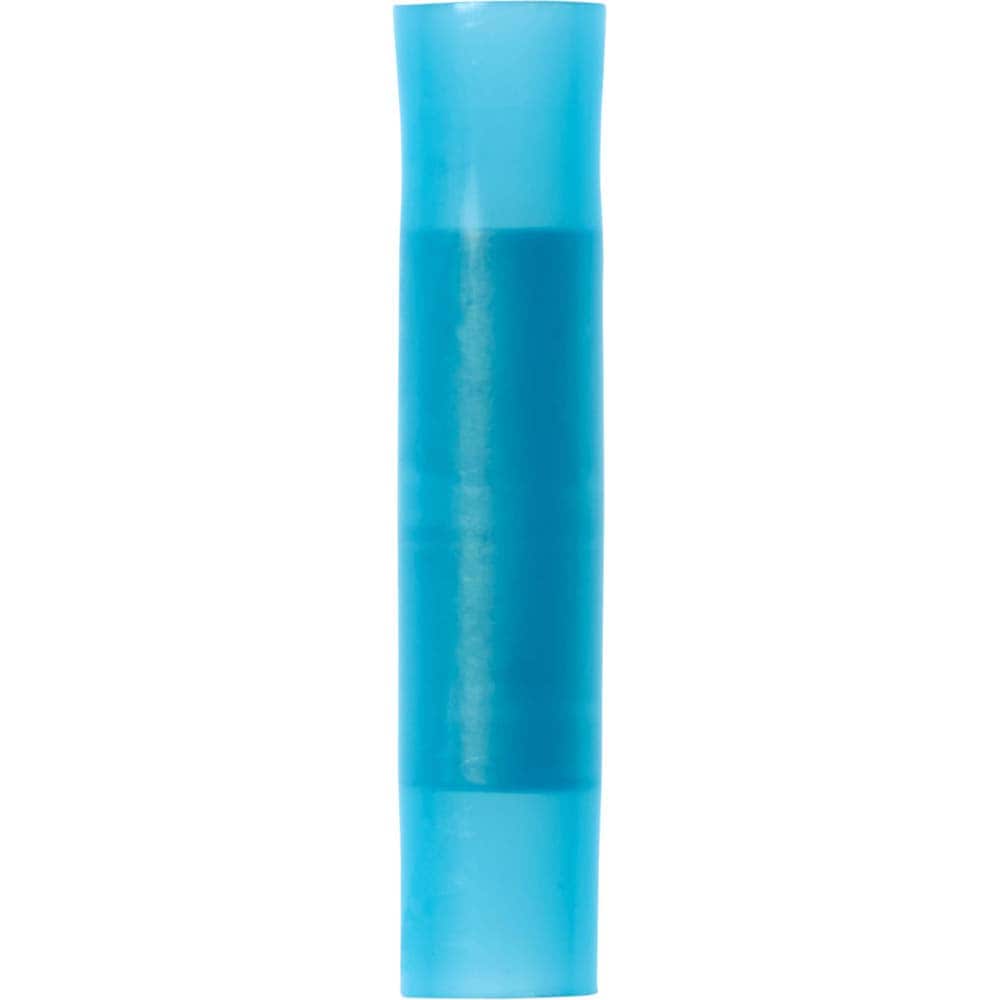 Butt Splice Terminal: Fully Insulated Nylon, Crimp-On Connection