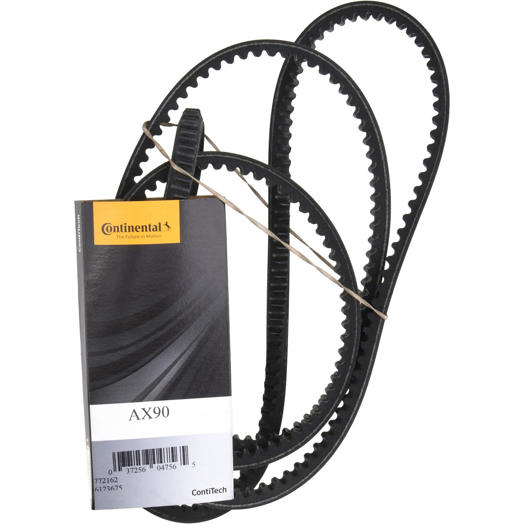 Continental ContiTech V-Belt: Section AX, 92.2000" Outside Length - Fiber-Reinforced Vytracord, Torque-Flex, AX90 | Part #20039529