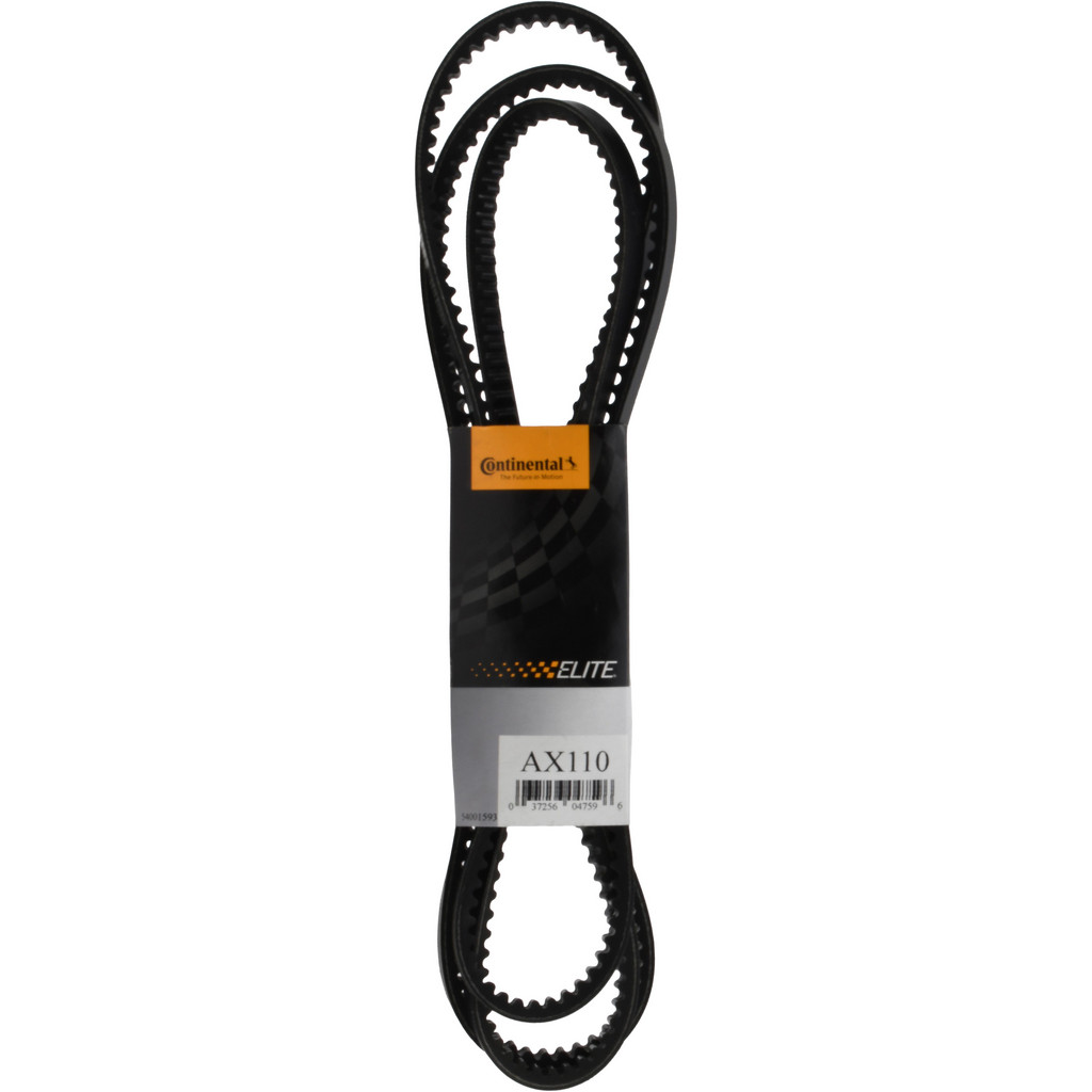 Continental ContiTech V-Belt: Section AX, 112.2000" Outside Length - Fiber-Reinforced Vytracord, Torque-Flex, AX110 | Part #20039540