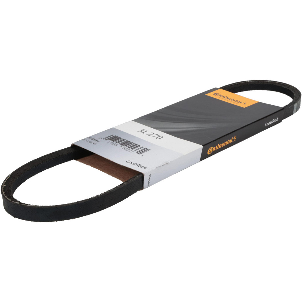 Continental ContiTech Cogged V-Belt: Section 3L, 27.0000" Outside Length - High-Traction Rubber, Fractional HP, 3L270 | Part #20042695