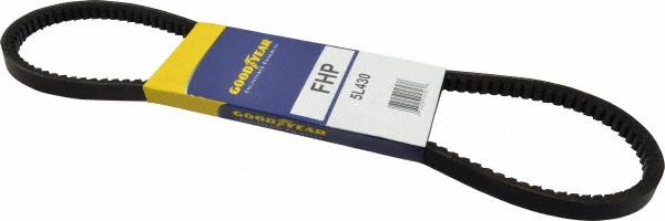 Continental ContiTech Cogged V-Belt: Section 5L, 43.0000" Outside Length - High-Traction Rubber, Fractional HP, 5L430 | Part #20042848