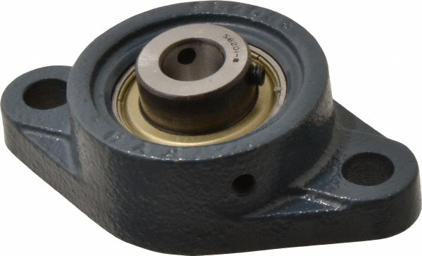 Value Collection SBFL201-8G 3-7/8" OALBall Bearing Pillow Block Image