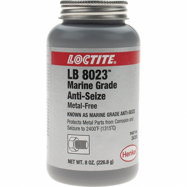 Loctite 8 oz Brush Top Marine Grade AntiSeize Lubricant 88053194 MSC Industrial Supply