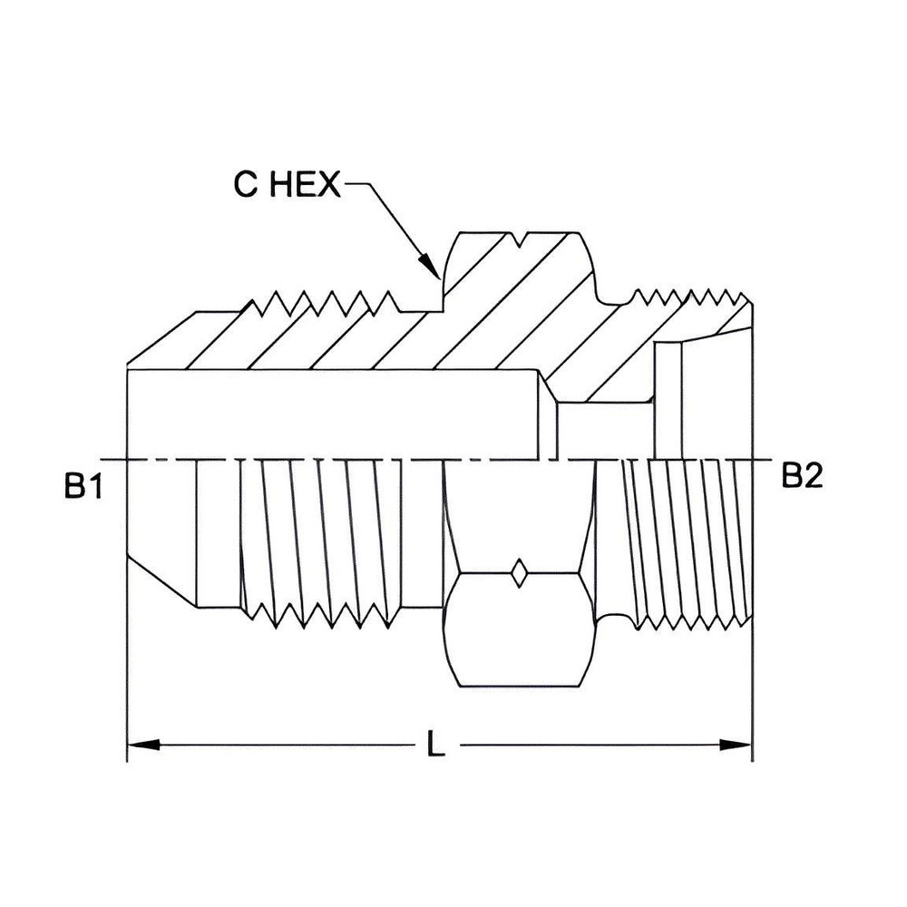 Brennan Metal Compression Tube Fittings; Fitting Type Straight