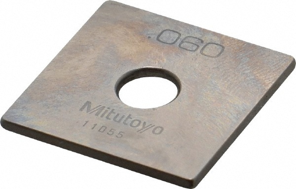 Mitutoyo 614106-531 Square Steel Gage Block: 0.06", Grade 0 Image