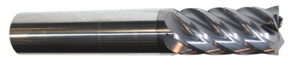 Accupro 12183886 Square End Mill: 5/8 Dia, 2-1/8 LOC, 5/8 Shank Dia, 4-5/8 OAL, 6 Flutes, Solid Carbide Image