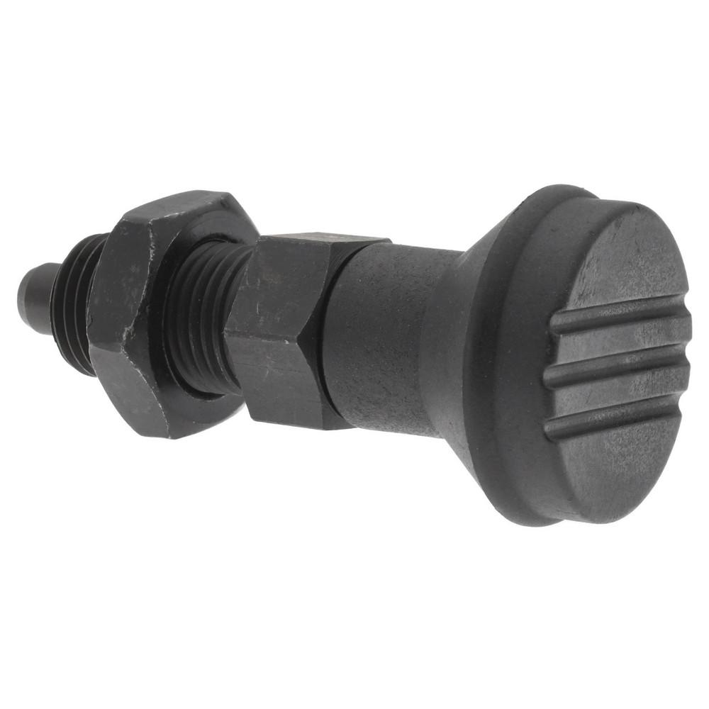 M16x1.5, 23mm Thread Length, 8mm Plunger Diam, Knob Handle Indexing Plunger