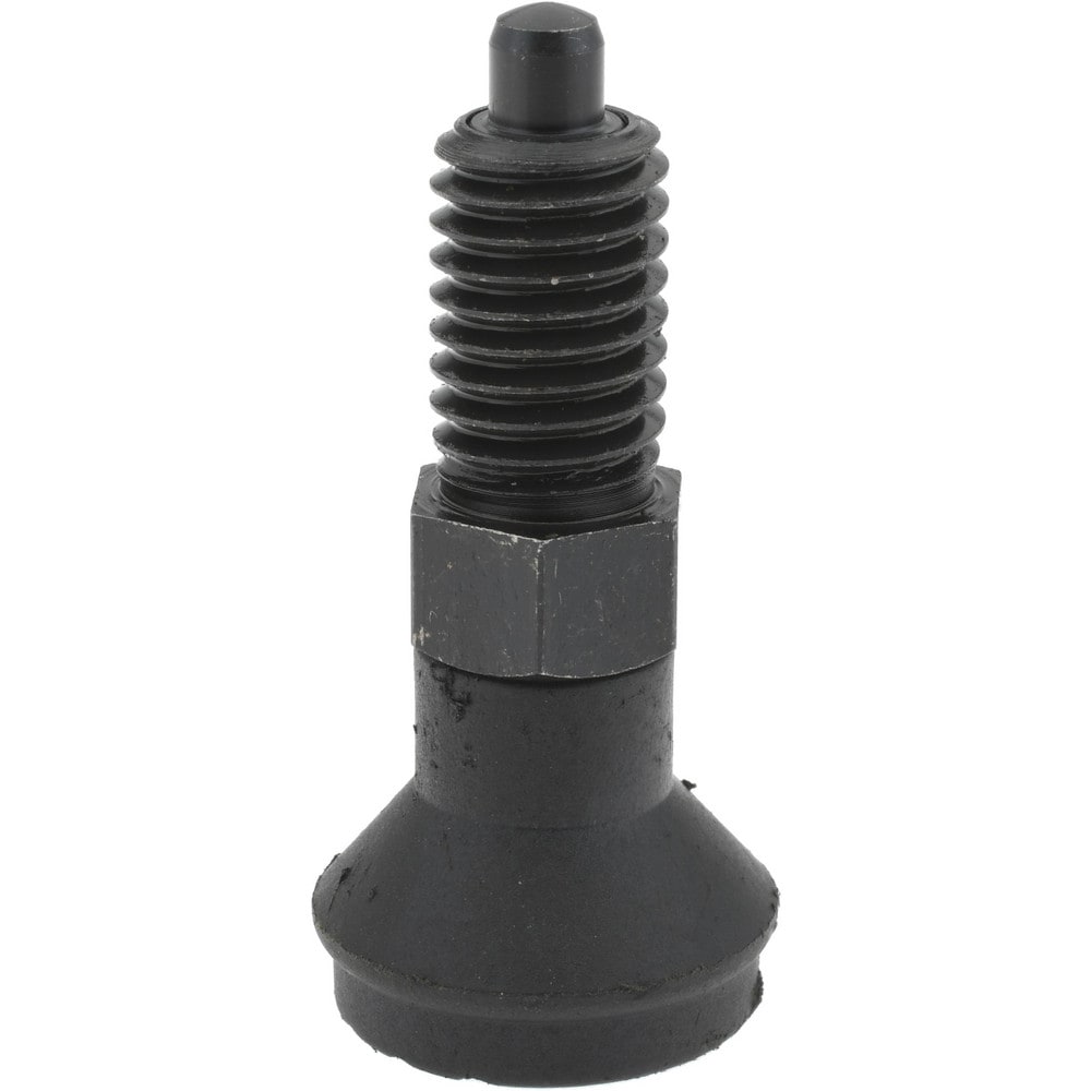 1/2-13, 17mm Thread Length, 6mm Plunger Diam, Knob Handle Indexing Plunger