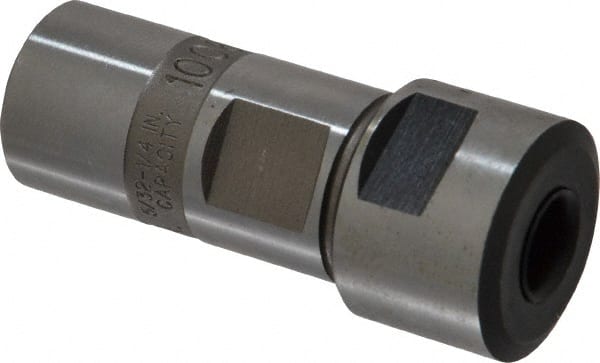 Jacobs 9756 Collet Chuck: 0.0938 to 0.25" Capacity, Rubber-Flex Collet, Straight Shank 