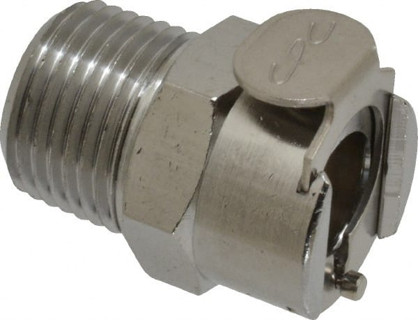 CPC Colder Products LCD10006 3/8 NPT Brass, Quick Disconnect, Valved Coupling Body 
