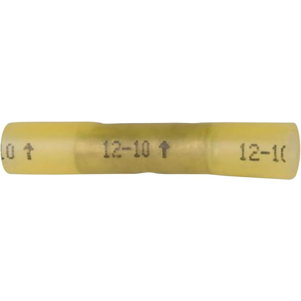 Butt Splice Terminal: Partially Insulated Heat Shrink, Crimp-On Connection