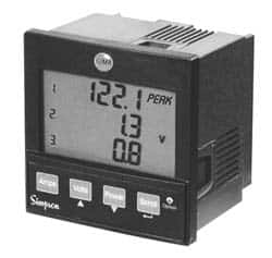 Panel Meters; Panel Meter Type: Panel Meter ; Power Measurement Type: AC Ammeter; AC Voltmeter ; Panel Meter Display Type: Digital LCD ; Maximum Input Voltage: 115 VAC ; Maximum Input AC Amperage: 5 ; Terminal Type: Screw