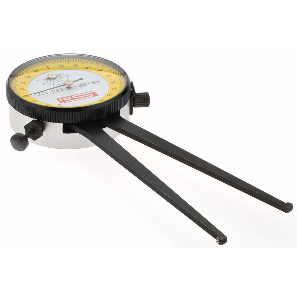 SPI Inside Dial Caliper Gage 3/8 to 13/8", 0.001" Graduation, 0.