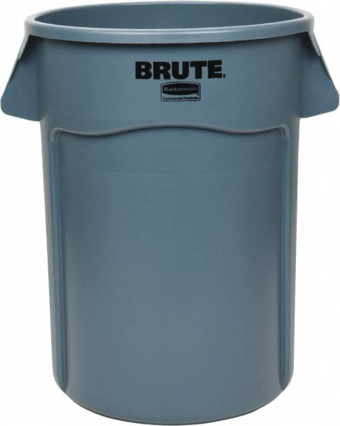 Rubbermaid 44 Gal Round Gray Trash, Rubbermaid Tall Round Trash Can