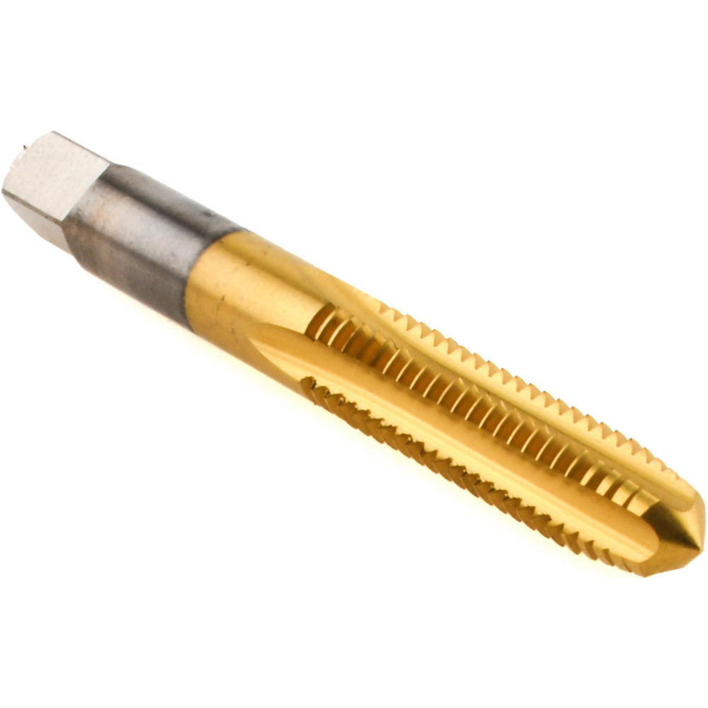 Photos - Tap / Die Kennametal Straight Flute Tap: 5/16-18 UNC, 4 Flute, Plug Chamfer, 3B Class of Fit, High-Speed Steel, Titanium Nitride Finis