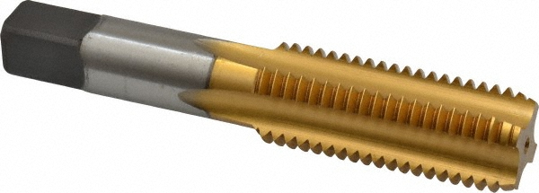 Kennametal 1544769 7/8-9 Bottoming RH 3B H4 TiN High Speed Steel 4-Flute Straight Flute Hand Tap Image