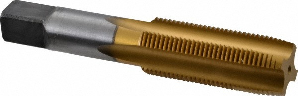 Kennametal 1544771 7/8-14 Plug RH 3B H4 TiN High Speed Steel 4-Flute Straight Flute Hand Tap Image