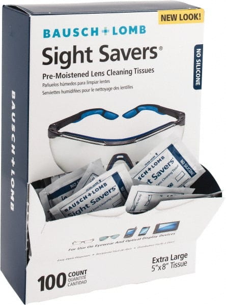 Eyewear Cleaning Wipes: Silicone Free, Use with All Glass and Plastic Lenses