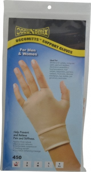 Size XS, Nylon and Spandex Hand Support