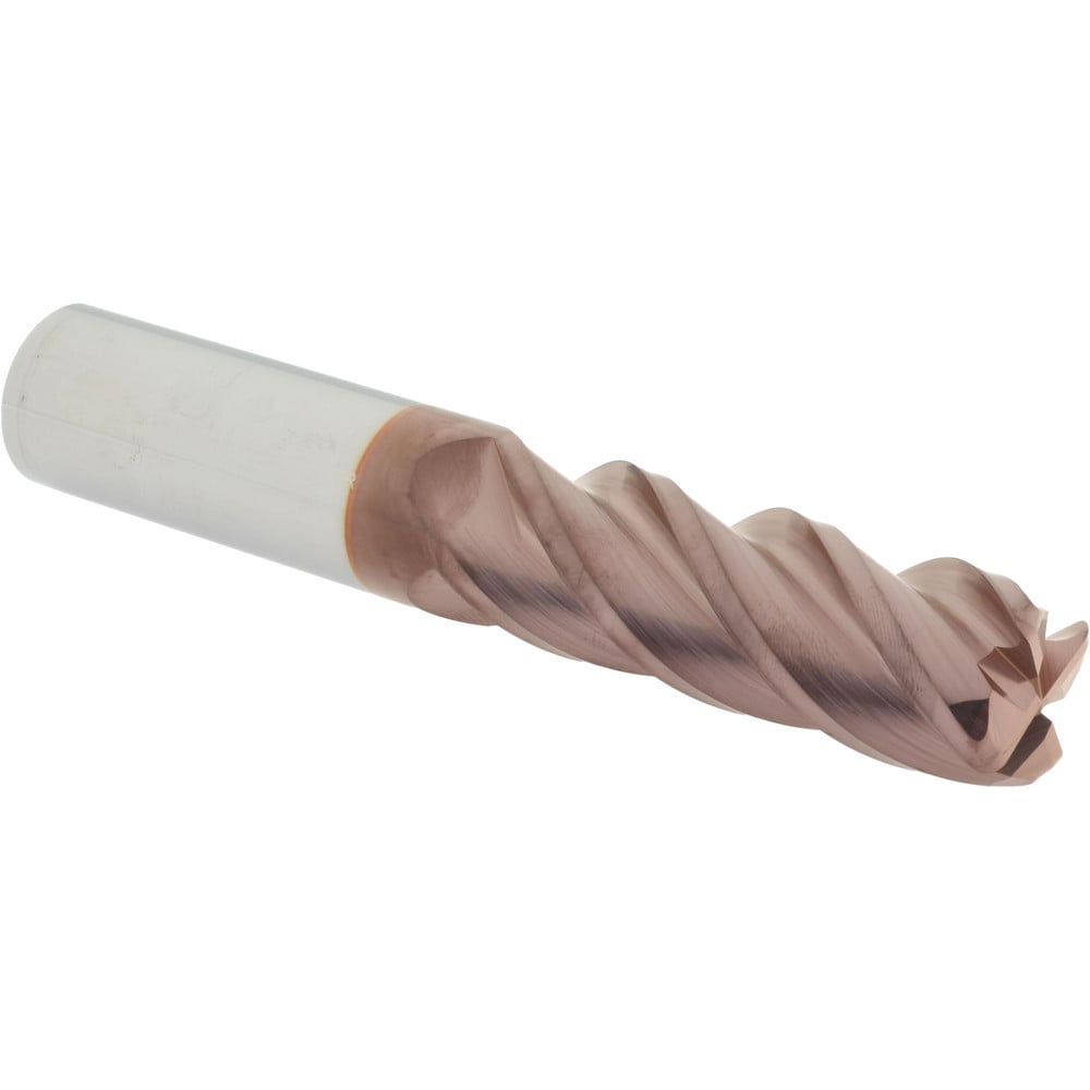 Accupro 12183170 Corner Radius End Mill: 1" Dia, 3" LOC, 1/8" Radius, 4 Flutes, Solid Carbide Image