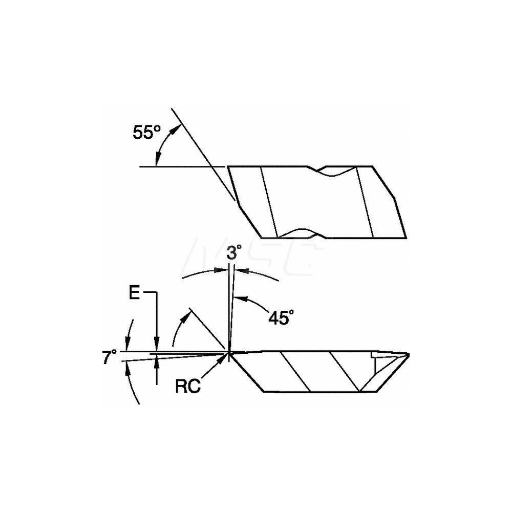 Kennametal Threading Insert NTB3RB KC5025, Carbide MSC Direct